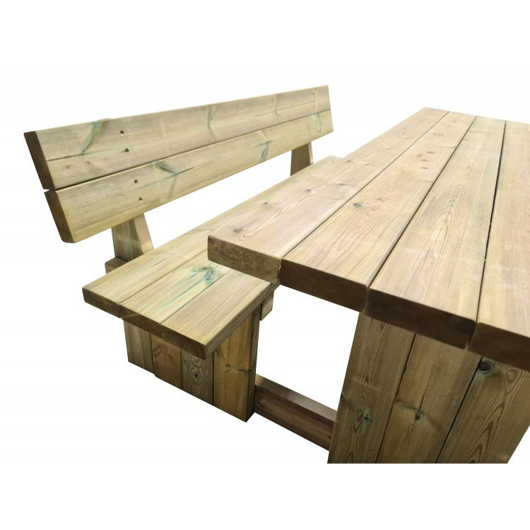 Mesa De Picnic Masgames Canet Mesa Con Respaldo.