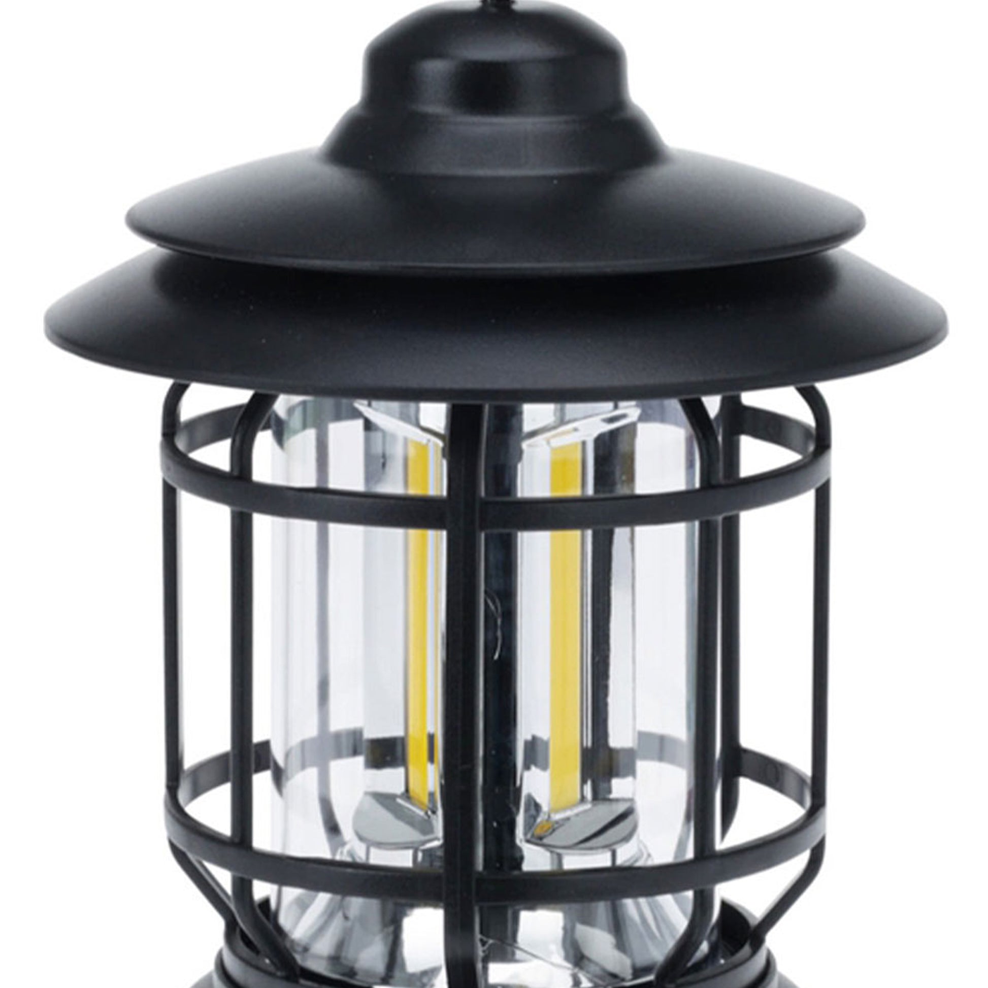 Well Home Luz De Camping Ø11,5x17,8cm Con 3 Bombillas Y Recargable Por Usb Color Negro_4