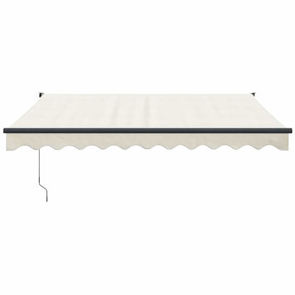 Toldo Retráctil Aluminio Y Tela Color Crema 3x2,5 M_2