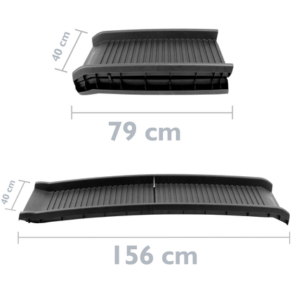 Rampa Plegable Para Perros Y Mascotas 156x40 Cm. Pasarela Antideslizante Para Coche Y Ventanas_1