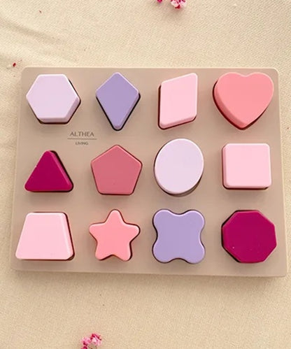 Puzzle Sensorial Para Bebé De Silicona Orgánica Althea Living Multicolor_4