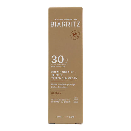 Crema Protector Solar Facial Color Beige SPF30 Alga Maris 50 ml