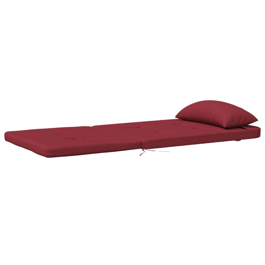 Vidaxl Cojines Para Silla Adirondack 2 Uds Tela Oxford Rojo Tinto_3