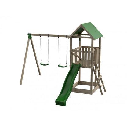 Parque Infantil Masgames Tibidabo L Techo De Lona Con Columpio Basica: Con Arenero En La Base.