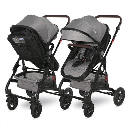 Carrito De Bebé Trío Convertible Alba Premium Opaline Grey_3