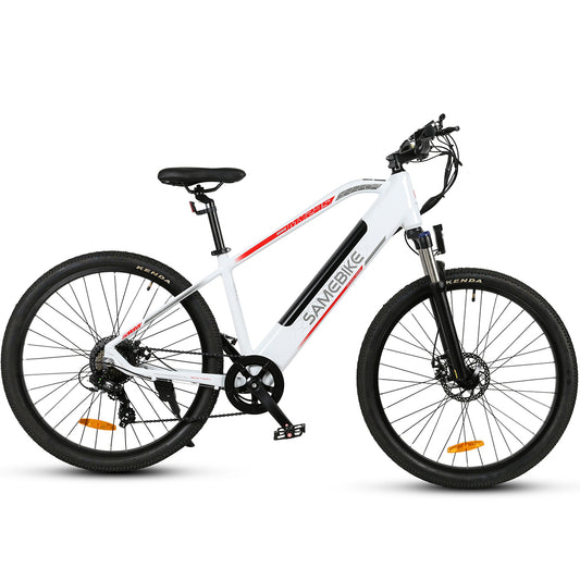 Bicicleta Eléctrica De Montaña Samebike My275 500w-48v-10,4ah (499wh) - Rueda 27.5 Color Blanco_0