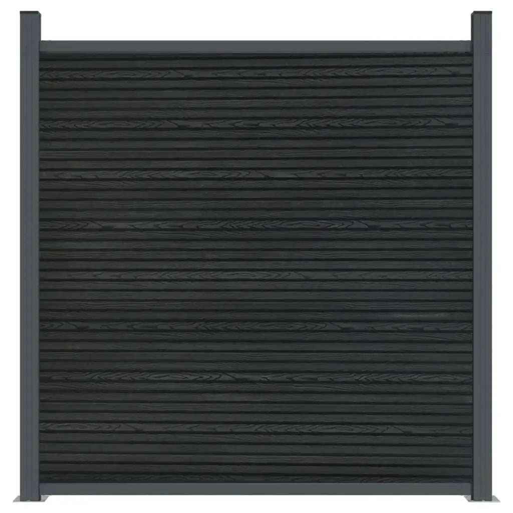 Panel De Valla Wpc Gris 1391x186 Cm / Vetonek_3