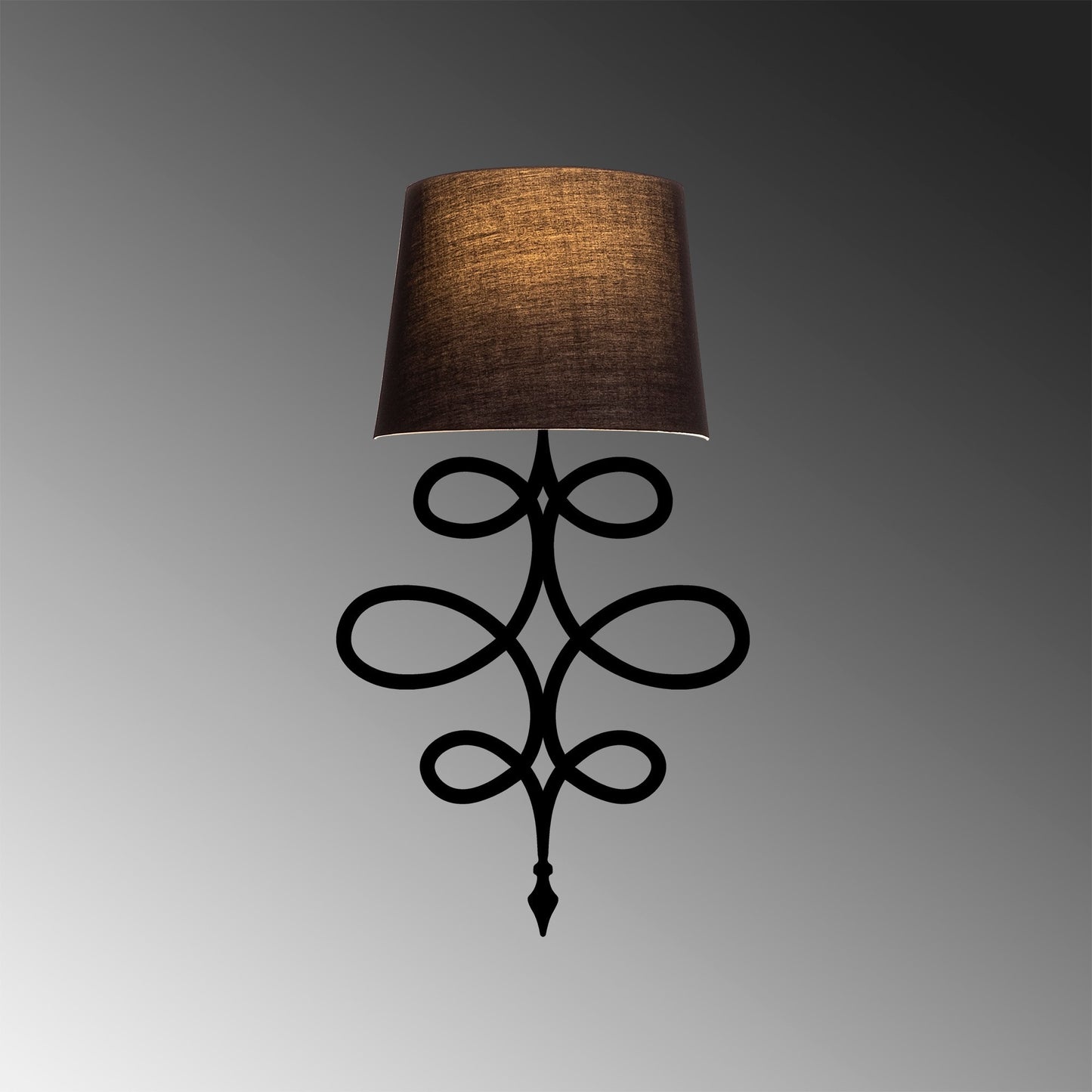 Aplique De Pared, Metal , Negro, 15x28x62, Casquillo E 27 Max 40 W_4