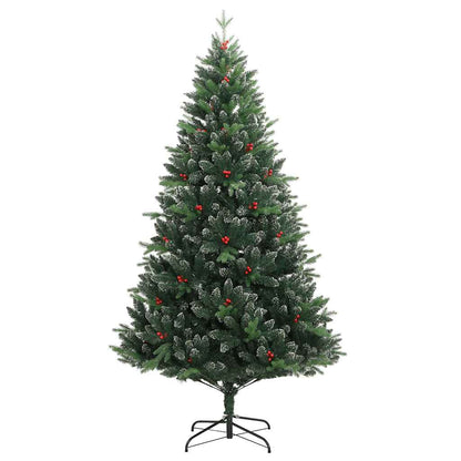 Vidaxl Árbol Navidad Artificial Con Bisagras 150 Led Y Bolas 120 Cm_4