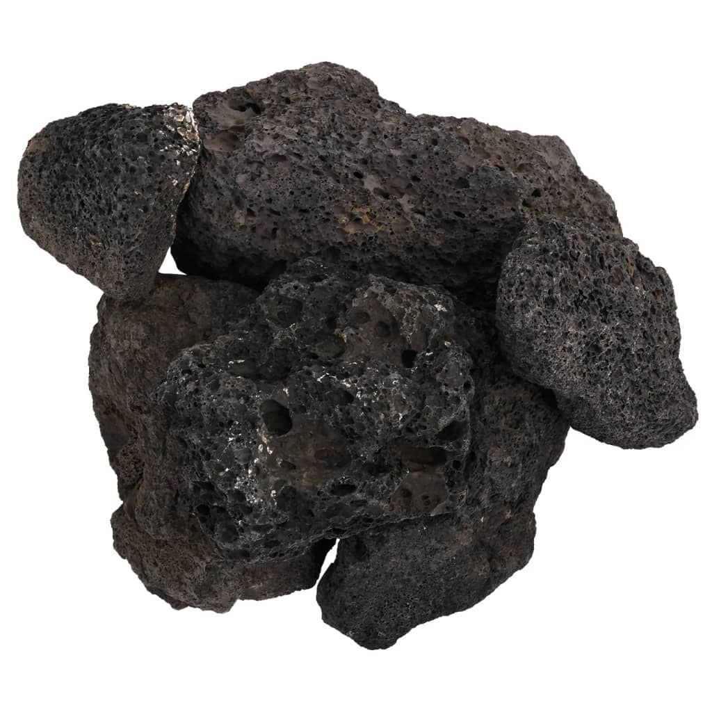 Vidaxl Rocas Volcánicas Negras 10 Kg 10-30 Cm_2