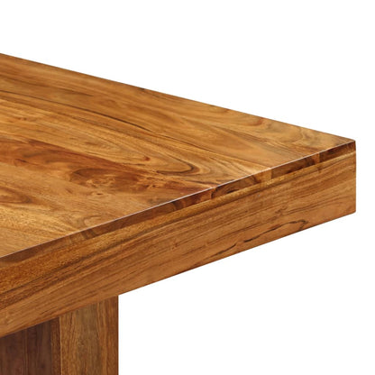 Mesa De Comedor De Madera Maciza De Acacia 180x90x75 Cm_3