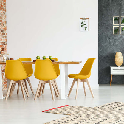 Silla De Comedor Estilo Nórdico Daria 83x55x48cm Thinia Home_5