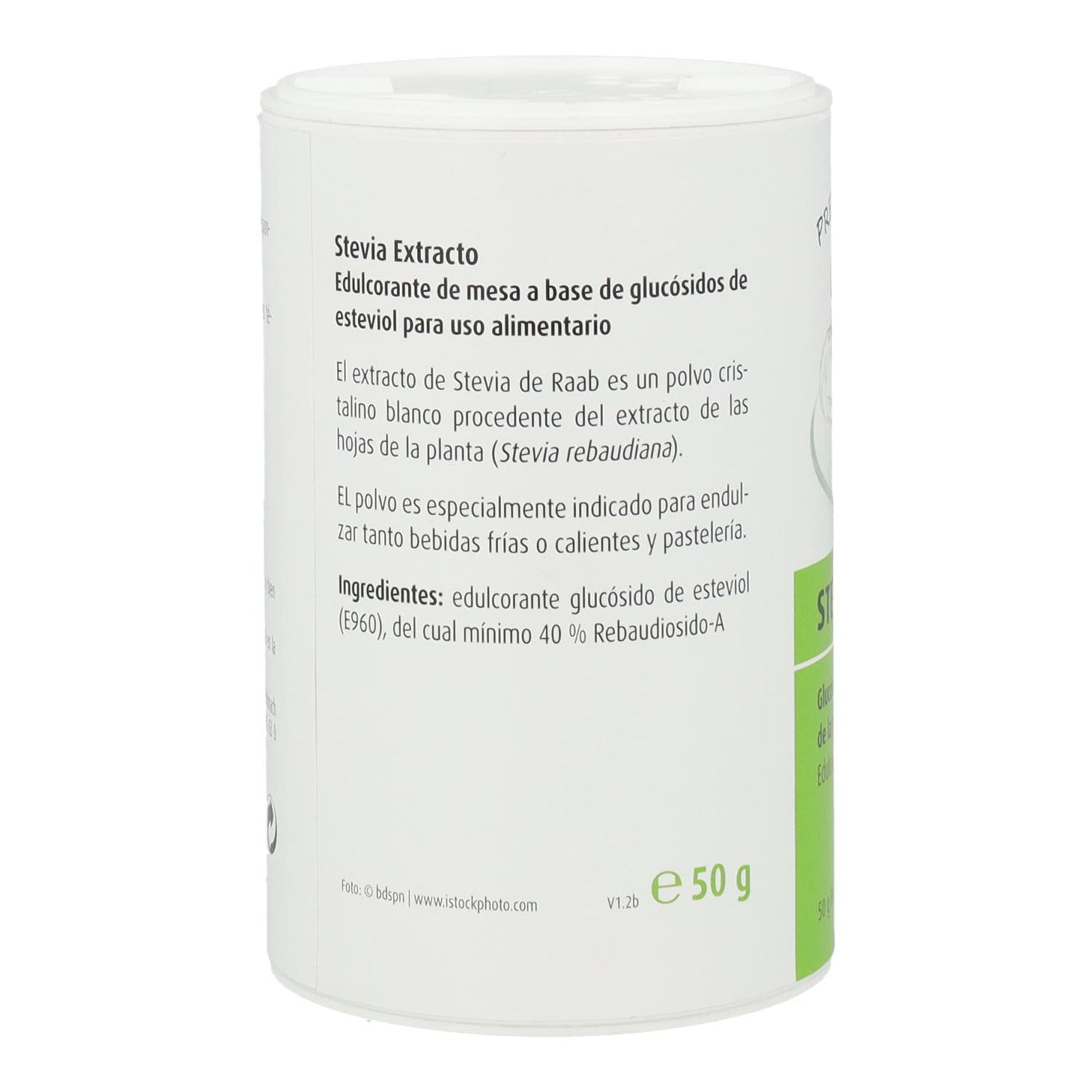 Estevia Premium en Polvo Raab, 50g