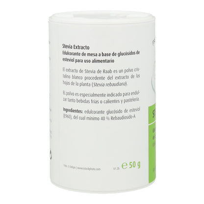 Estevia Premium en Polvo Raab, 50g