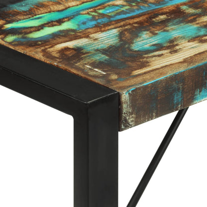 Mesa De Comedor Madera Maciza Reciclada 120x55x76 Cm_2