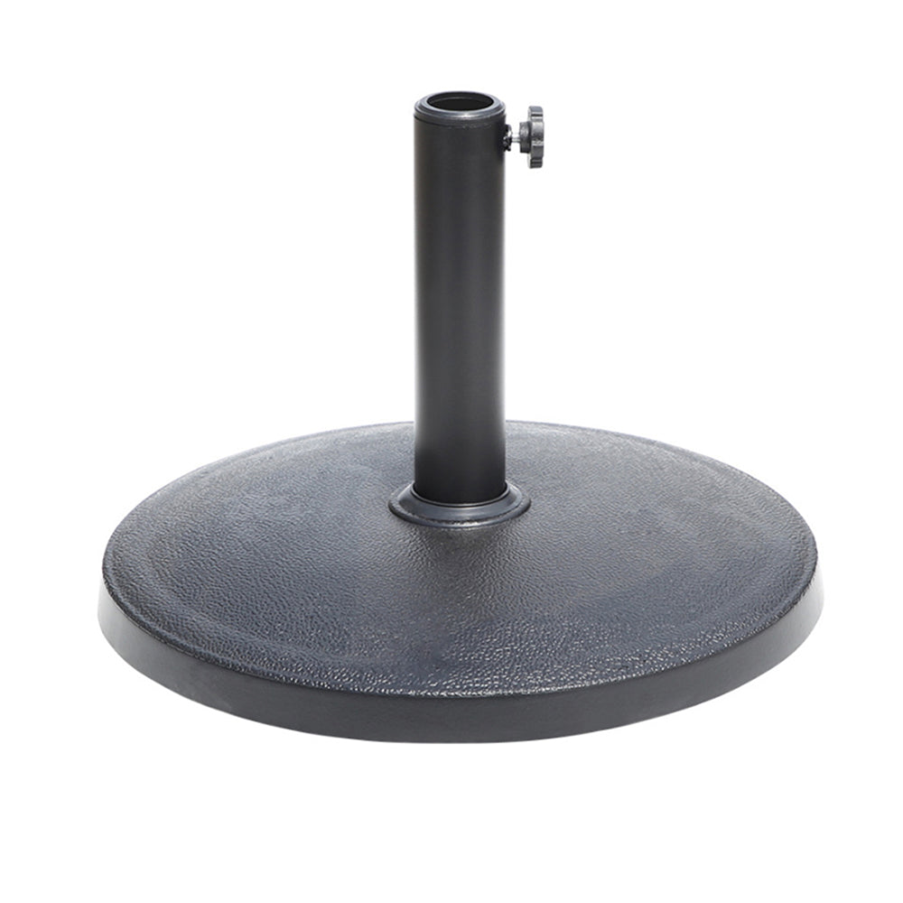 Base Sombrilla Cemento - Negro - Ø 45 Cm X 33 Cm_0