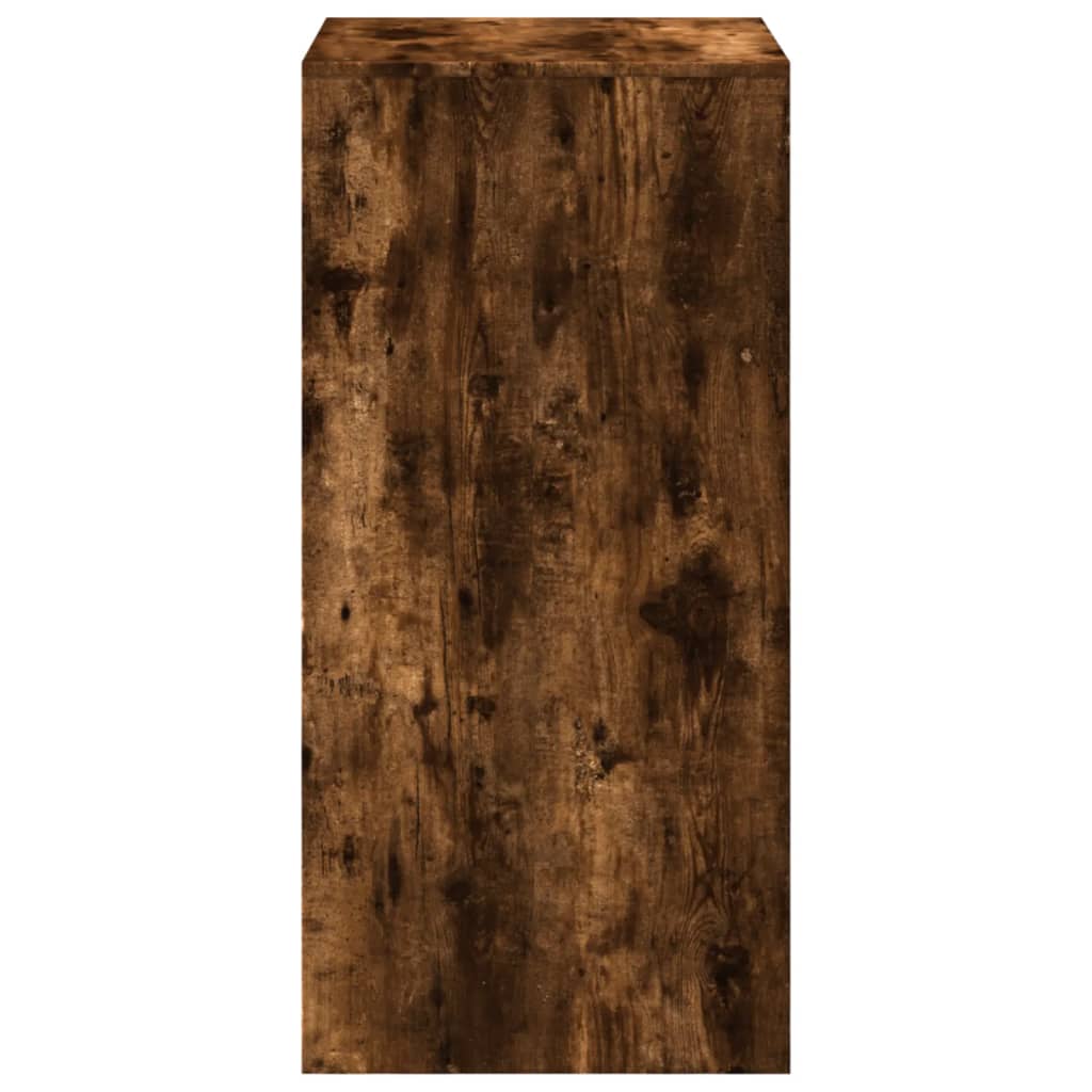 Mesa Alta De Bar Madera Ingeniería Roble Ahumado 51x50x103,5 Cm_3