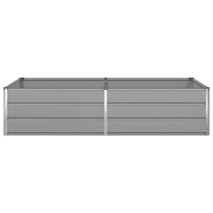 Jardinera Gris Claro 195 X 100 X 45 Cm Acero Galvanizado_4