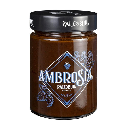 Crema de cacao y avellanas mora saludable ambrosía Paleobull 300 g