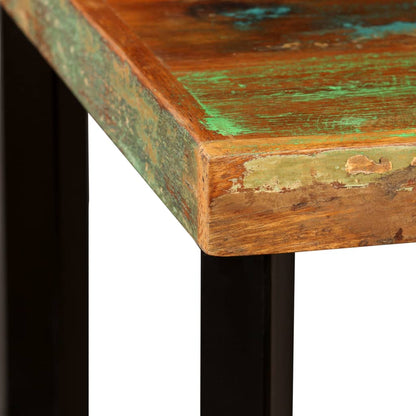 Mesa De Bar De Madera Maciza Reciclada 60x60x107 Cm_1
