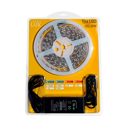 Kit Tira Led Flexible Smd5050, 5m (60 Led/m) - Ip65, Blanco Cálido_1