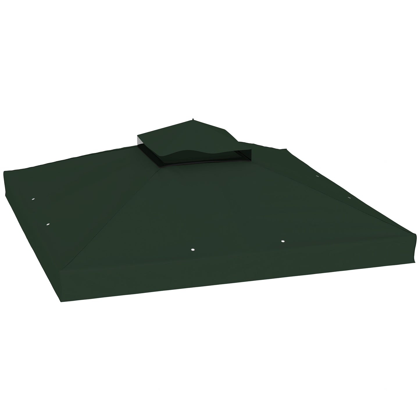 Outsunny Techo De Repuesto Para Cenador 3x3 M Con Techo Doble Protección Uv 30+_0