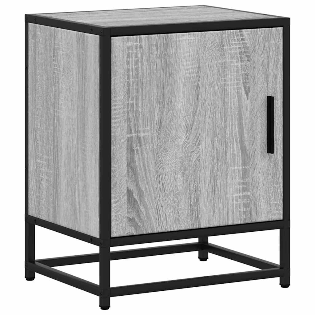 Mesitas Noche 2 Uds Madera Ingeniería Gris Sonoma 40x31x50 Cm_4