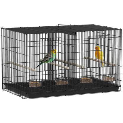 Pawhut Jaula Para Pájaros Con Divisor_0
