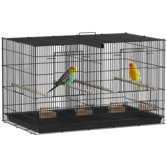 Pawhut Jaula Para Pájaros Con Divisor_0
