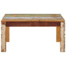 Mesa De Centro De Madera Maciza Reciclada 80x80x40 Cm