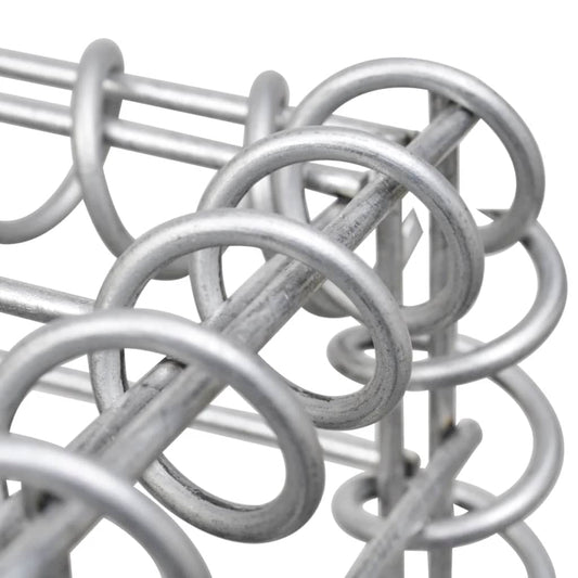 Cesta Para Muro De Gaviones De Alambre Galvanizado 100x100x30cm / Vetonek_0