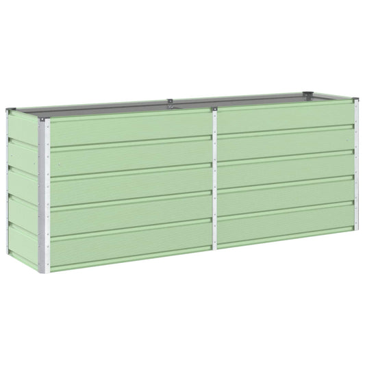 Jardinera Verde Pastel 195 X 50 X 77 Cm Acero Galvanizado_0