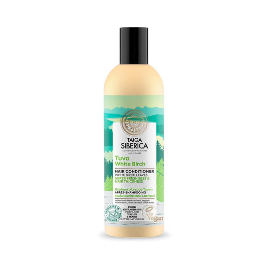 Acondicionador capilar natural Superfrescor y cabello grueso Taiga Natura Siberica 270 ml