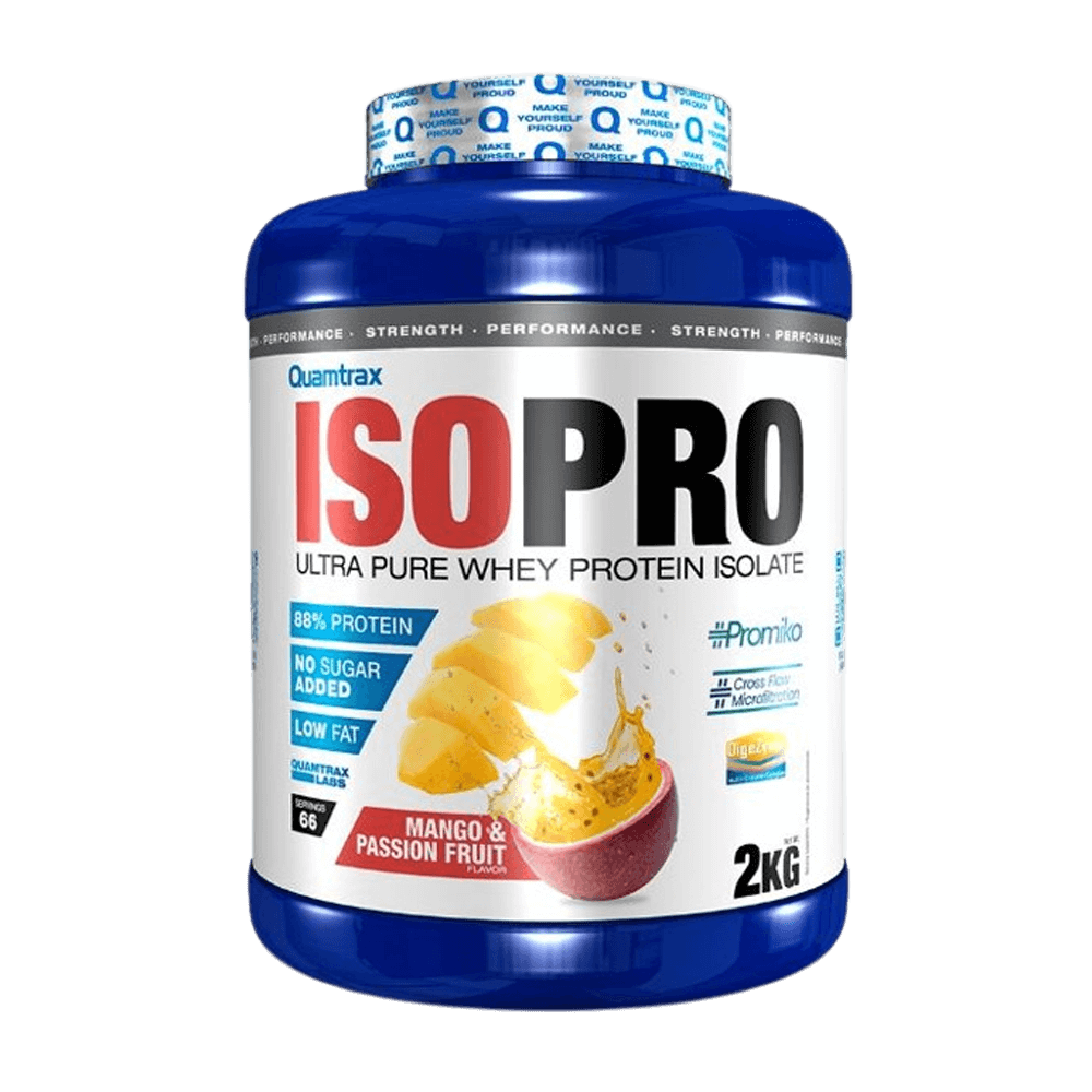 Isopro Cfm - 2kg - Mango Y Fruta De La Pasión - Proteína De Aislado De Suero Isolate - Quamtrax_0