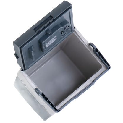 Nevera Portátil Eléctrica De Viaje, Coche, Camping, 28 L, Conexión 12v Y 220v, Enfría Y Calienta, Briebe, Cf1153, Gris_1