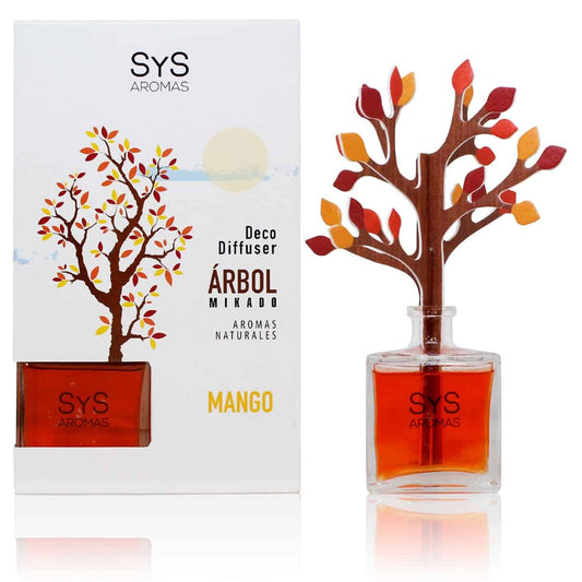 Ambientador Difusor Árbol Mango Deco Diffuser SYS Aromas 90 ml | Aroma Tropical y Afrutado | Energizante_0