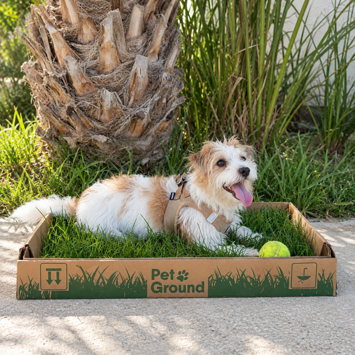 Petground, Cama Para Perros, Empapador, Alfombra Olfativa, Césped Natural, Standard_2