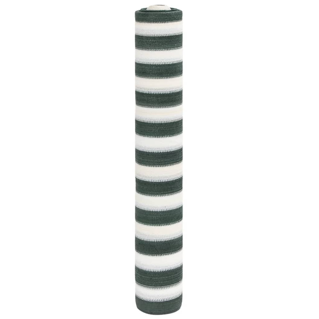Vidaxl Red De Privacidad Hdpe Verde Y Blanco 2x50 M 75 G/m²_0