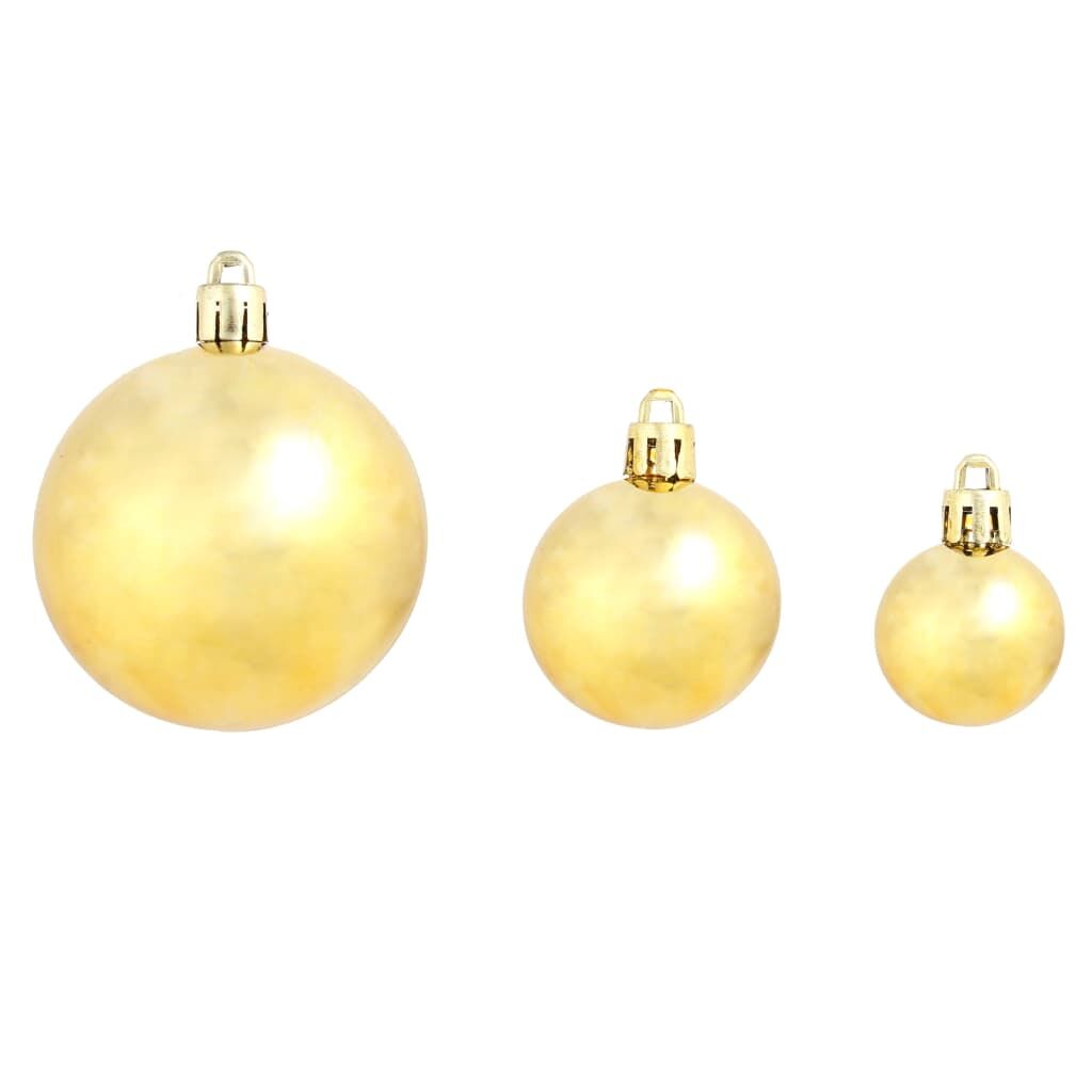 Vidaxl Lote De Bolas De Navidad 100 Unidades Doradas 3/4/6 Cm_3