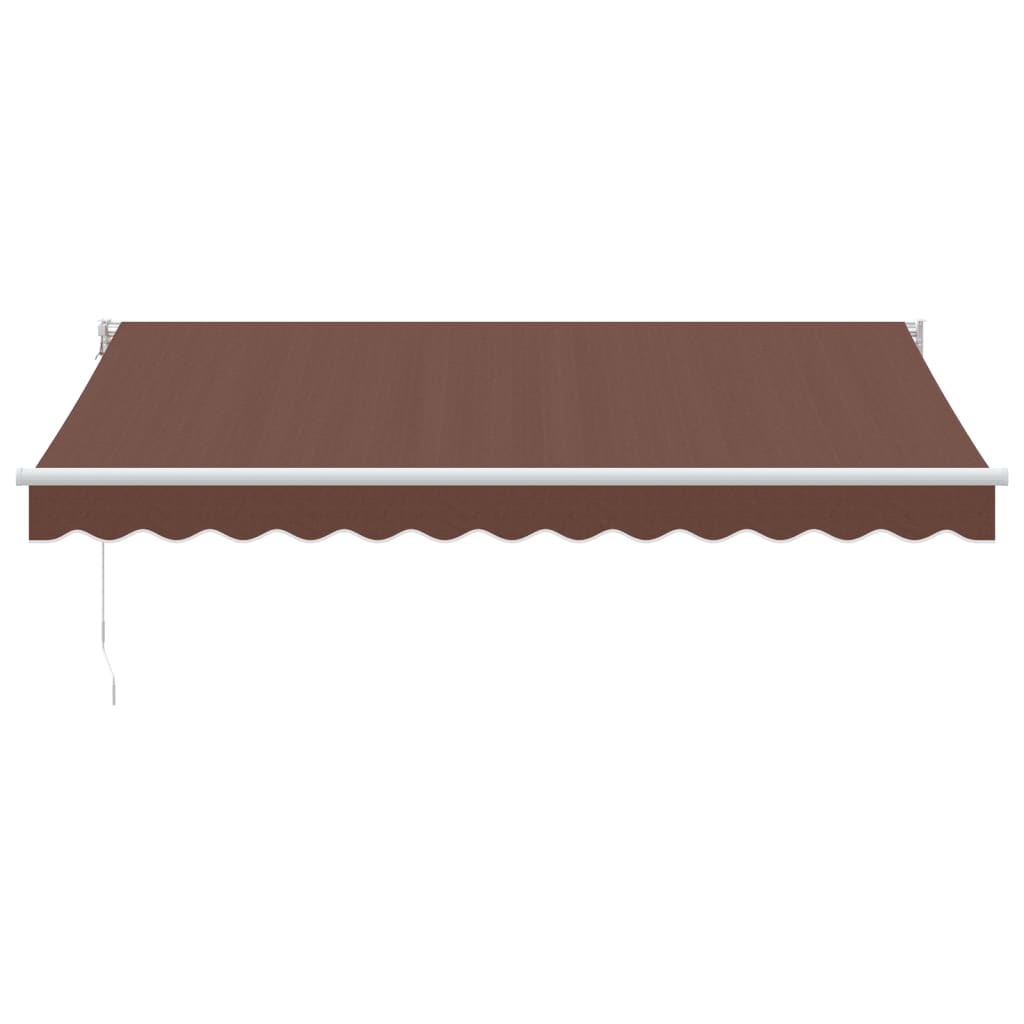 Toldo Retráctil Manual Marrón 350x250 Cm_2
