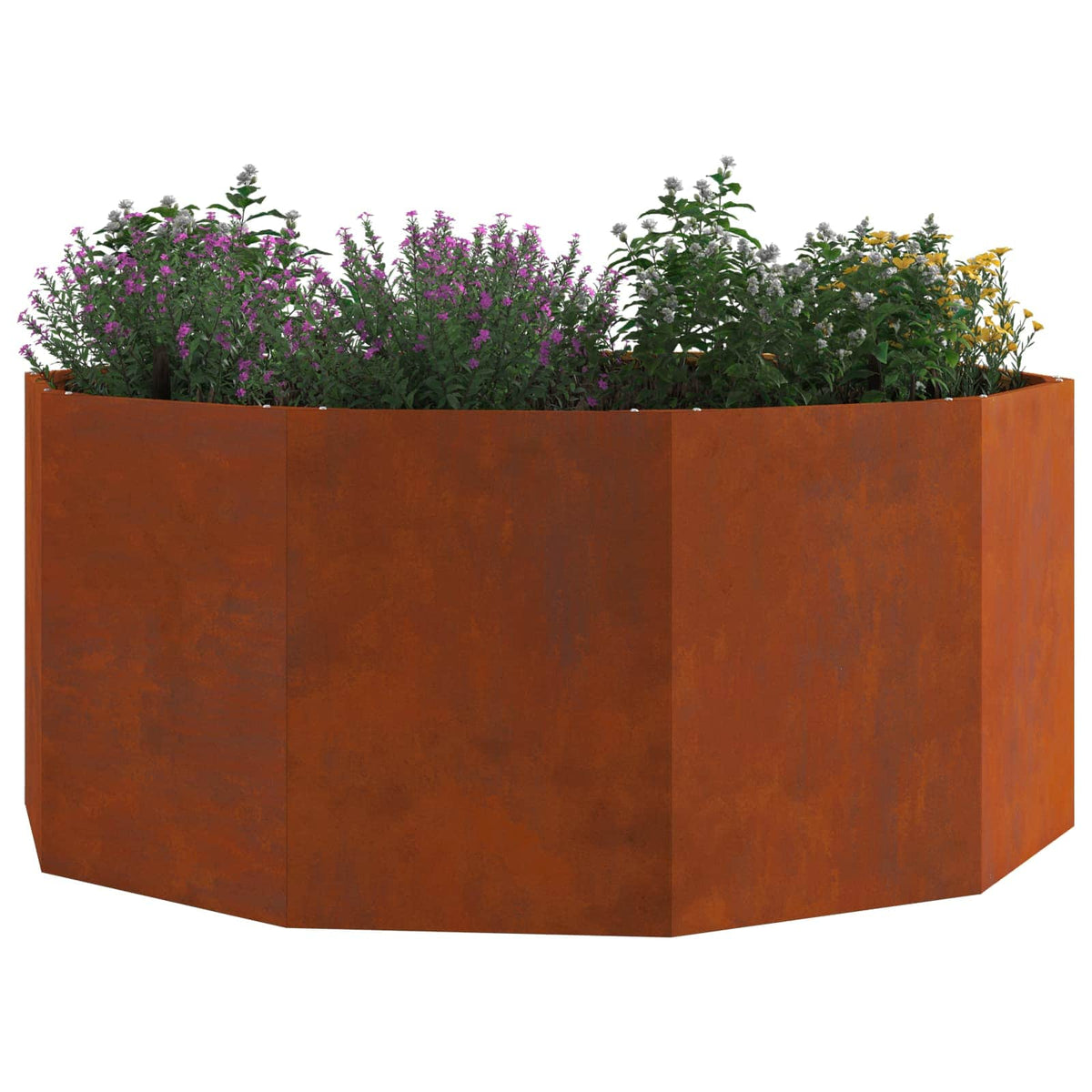 Jardinera Oxidado 120 X 120 X 50 Cm Acero Autopatinable_2