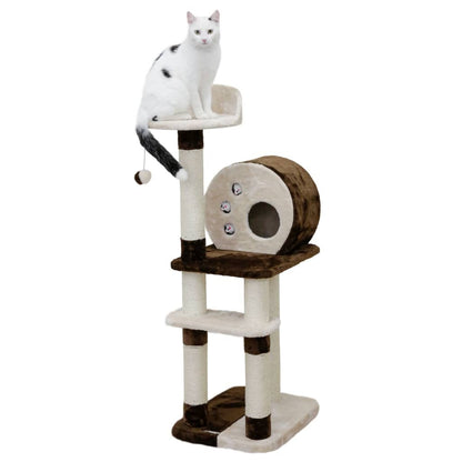 Kerbl Poste Rascador Para Gatos Planet X Marrón Y Beige 127 Cm_3