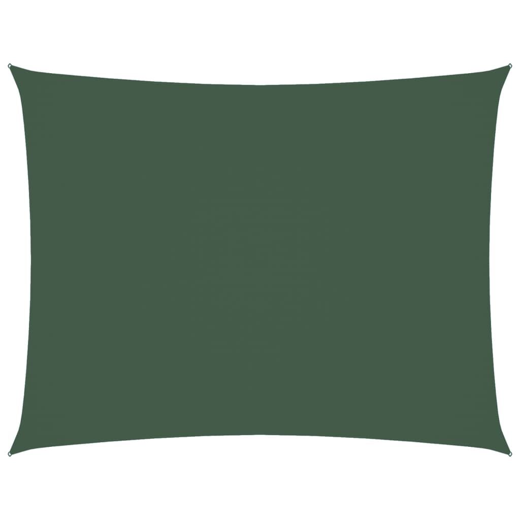 Vidaxl Toldo De Vela Rectangular Tela Oxford Verde Oscuro 2x3,5 M_0