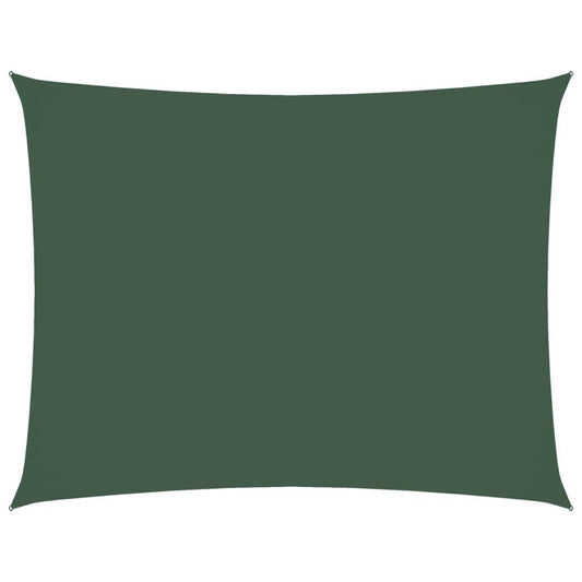 Vidaxl Toldo De Vela Rectangular Tela Oxford Verde Oscuro 2x3,5 M_0