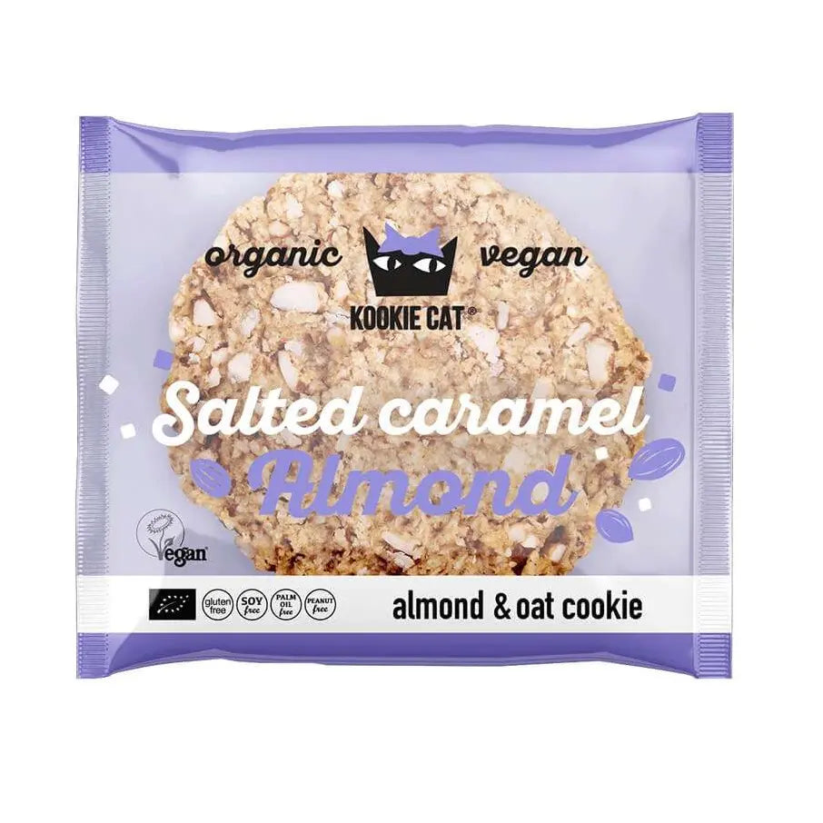 Galleta De Almendra Y Caramelo Salado Kookie Cat 50g Bio_0