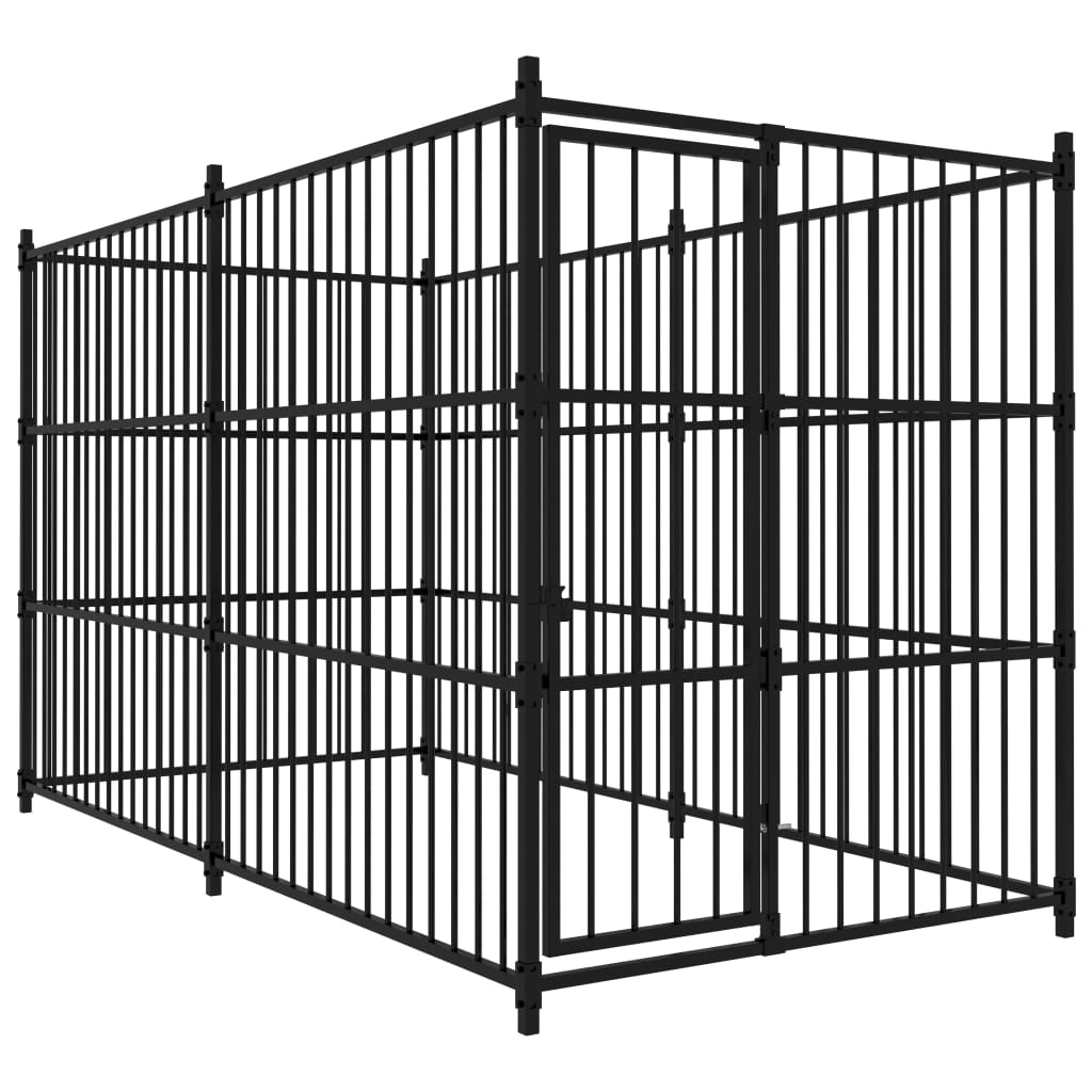 Vidaxl Perrera De Exterior 300x150x185 Cm_0
