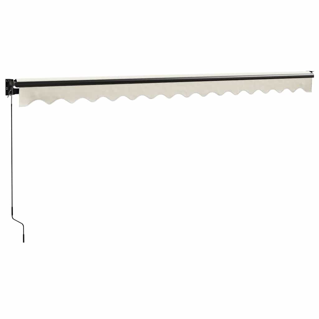 Toldo Retráctil Aluminio Y Tela Color Crema 4x3 M_5