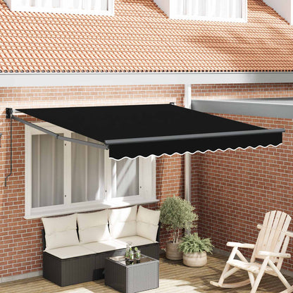 Toldo Retráctil Negro 300 X 250 X 165 Cm_1