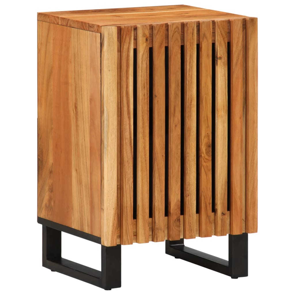 Conjunto De Muebles De Baño 5 Piezas Madera Maciza De Acacia / Vetonek_2