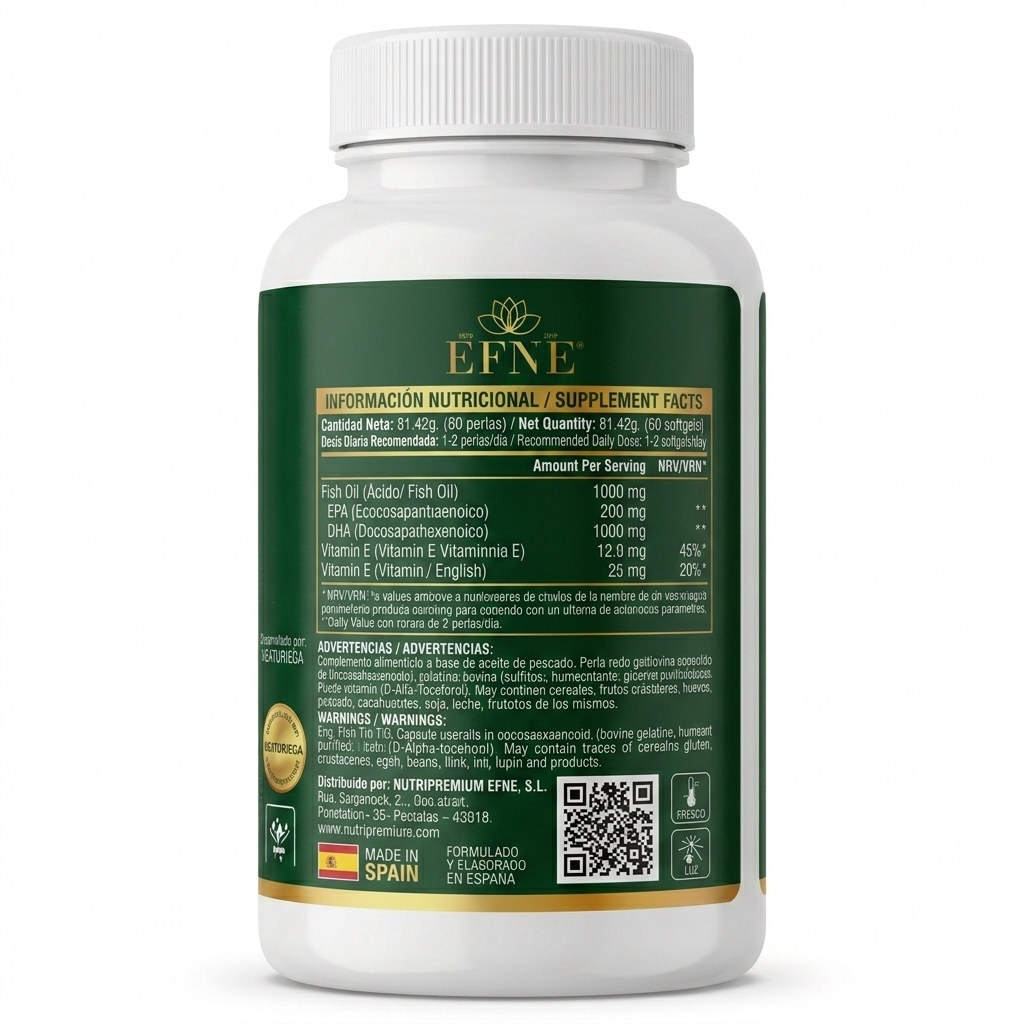 Omega 3 Dha Plus Efne (certificación Ifos™) – 60 Perlas | Forma De Triglicérido (tg)_3